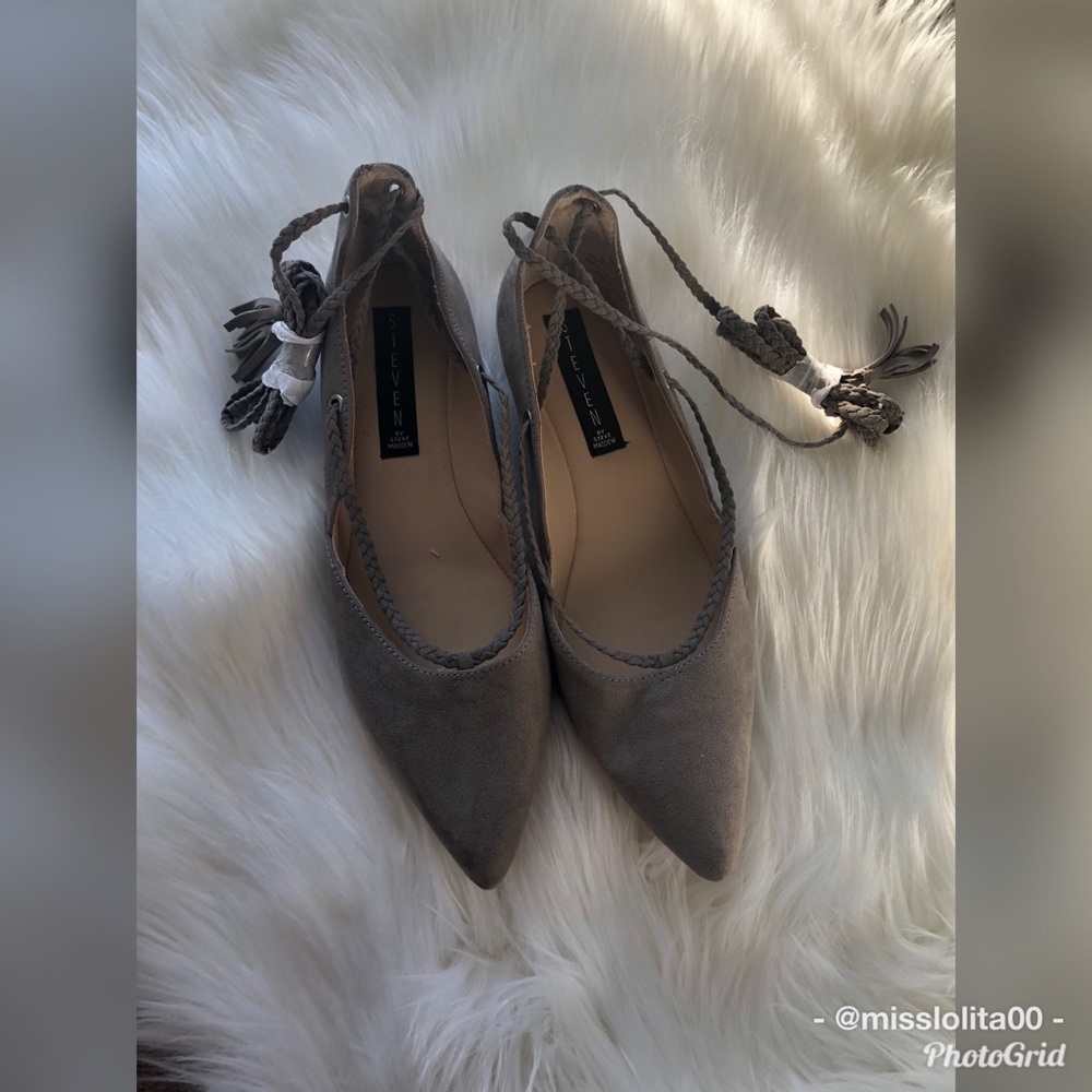 Steve by Steve Madden "Getty" Wrap Around Flats